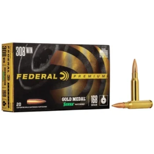 308Win Gold Medal Sierra Matchking BTHP 168gr Federal