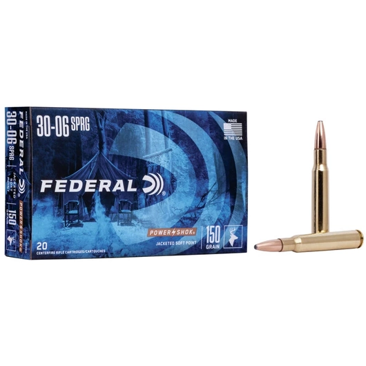 30-06 Federal Power Shook Softpoint 150gr 9,7g